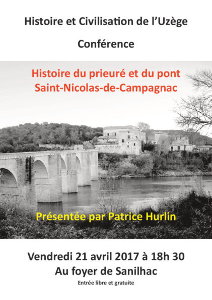 Conférence prieuré et pont St Nicolas de Campagnac